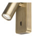 Notte Wall Lamp Switched 1 x 35mm GU10 (GU11) (Not Included) Antique Brass-5