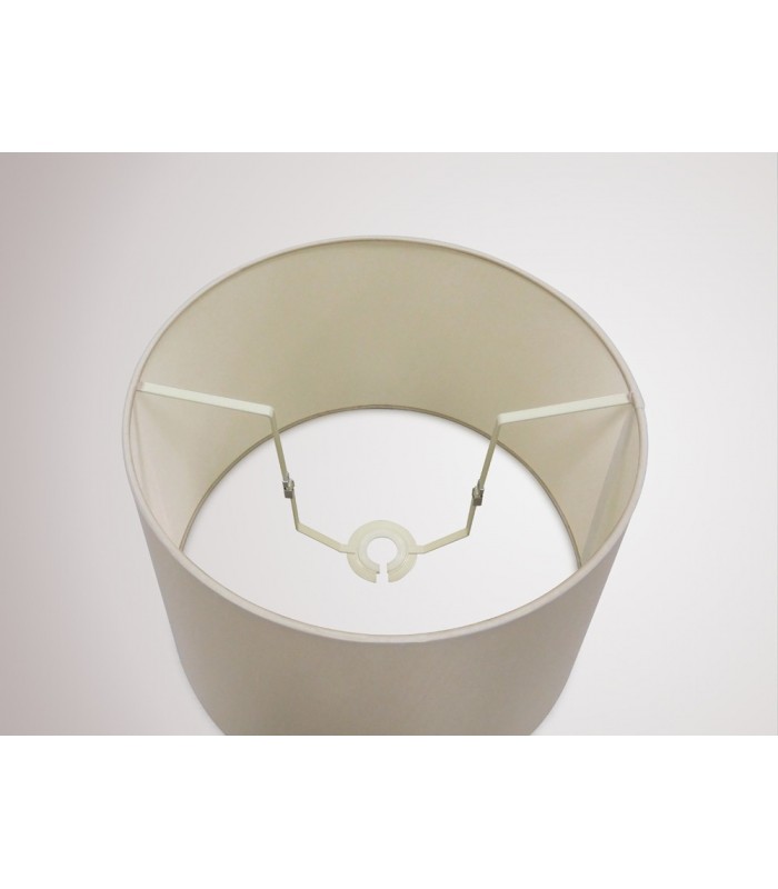Dual Mount Round Empire, 320, 400 x 260mm Dual Faux Silk Fabric Shade, Nude Beige, Moonlight - 9