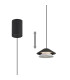 Piccola 13cm Rise & Fall Pendant 5W LED 3000K 550lm Black 3yrs Warranty-1