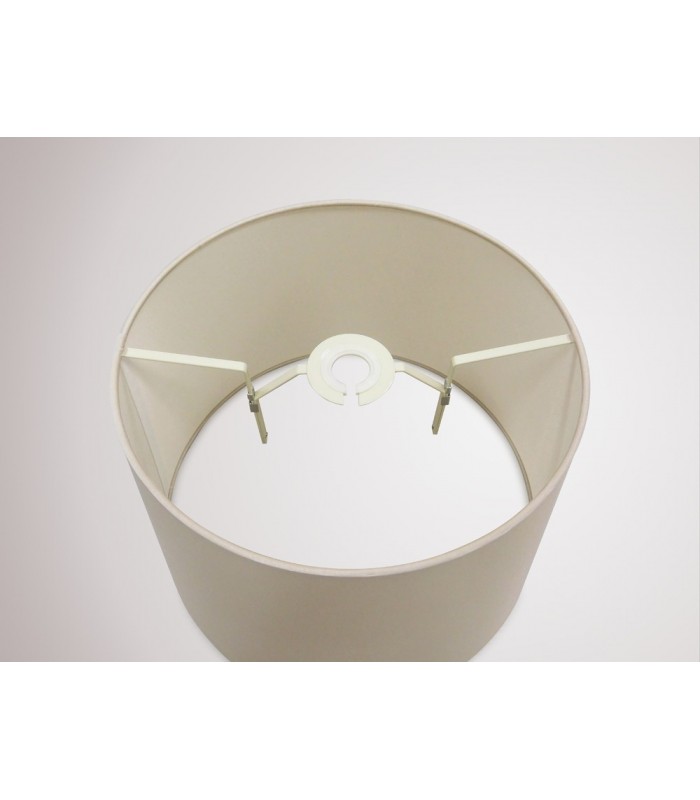 Dual Mount Round Empire, 320, 400 x 260mm Dual Faux Silk Fabric Shade, Nude Beige, Moonlight - 10