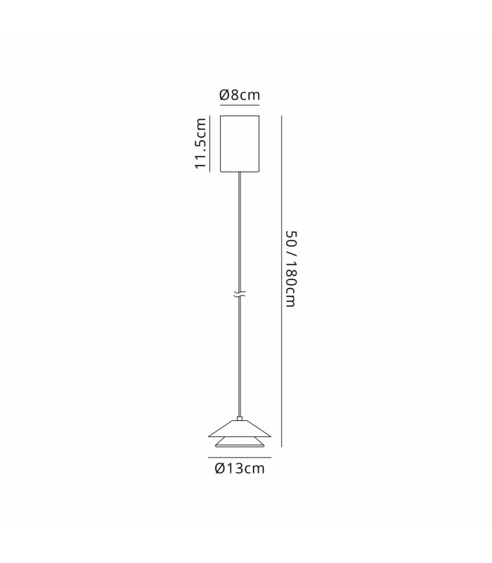 Piccola 13cm Rise & Fall Pendant 5W LED 3000K 550lm Brown 3yrs Warranty-3