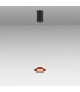 Piccola 13cm Rise & Fall Pendant 5W LED 3000K 550lm Orange 3yrs Warranty-2