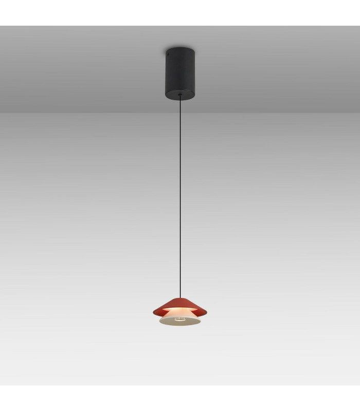 Piccola 13cm Rise & Fall Pendant 5W LED 3000K 550lm Orange 3yrs Warranty-2
