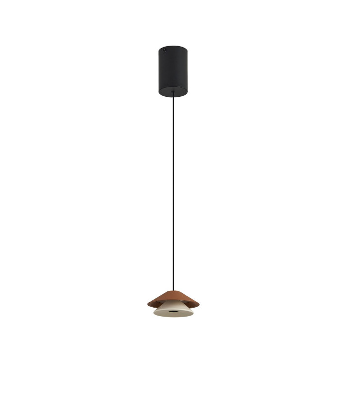 Piccola 13cm Rise & Fall Pendant 5W LED 3000K 550lm Brown 3yrs Warranty-6