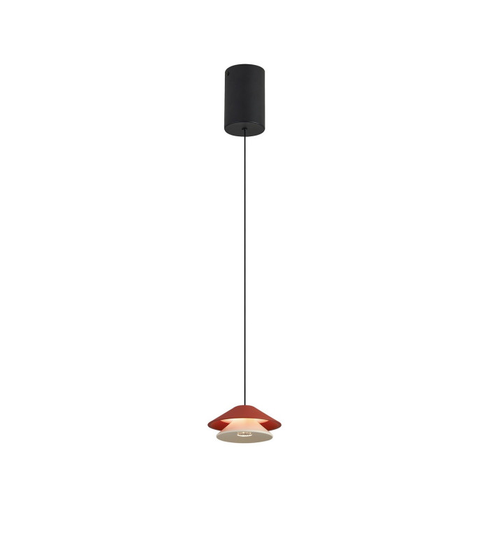 Piccola 13cm Rise & Fall Pendant 5W LED 3000K 550lm Orange 3yrs Warranty-5