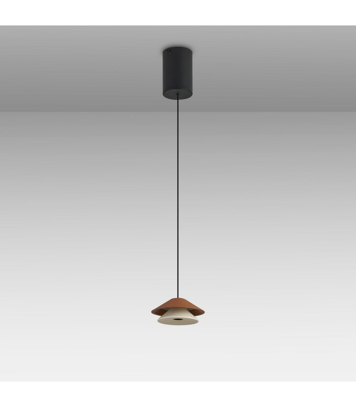 Piccola 13cm Rise & Fall Pendant 5W LED 3000K 550lm Brown 3yrs Warranty-9