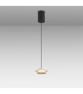 Piccola 13cm Rise & Fall Pendant 5W LED 3000K 550lm White 3yrs Warranty-2
