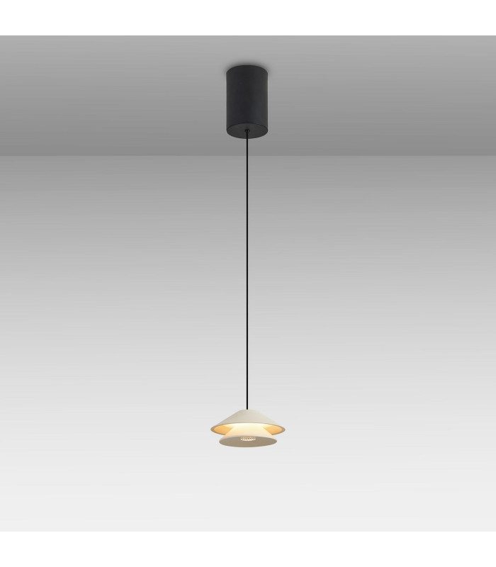 Piccola 13cm Rise & Fall Pendant 5W LED 3000K 550lm White 3yrs Warranty-2