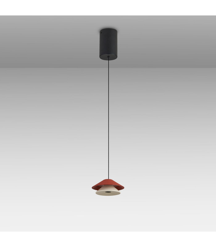 Piccola 13cm Rise & Fall Pendant 5W LED 3000K 550lm Orange 3yrs Warranty-9