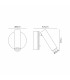 Prea Wall/Reading Light 3W LED 3000K 210lm Switched Black 3yrs Warranty-3