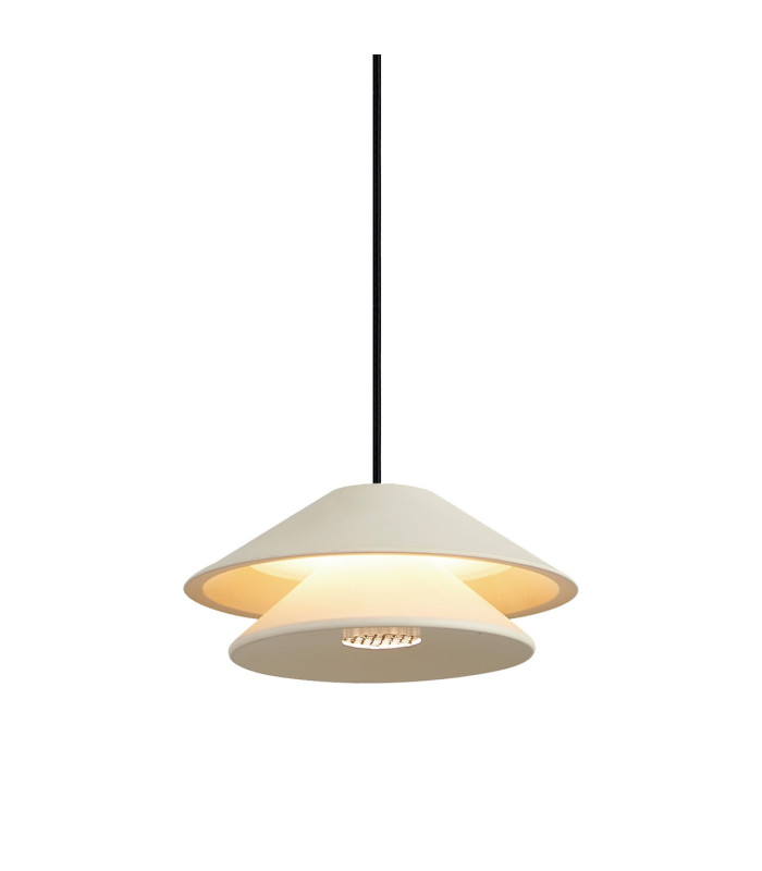 Piccola 13cm Rise & Fall Pendant 5W LED 3000K 550lm White 3yrs Warranty-7