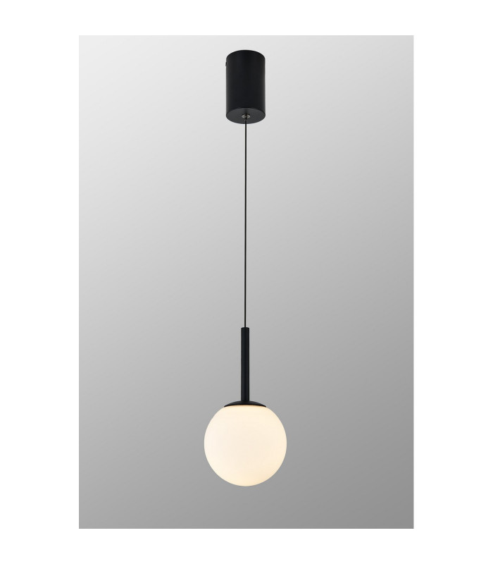 Puebla Pendant 9W Globe LED 3000K 630lm Black 3yrs Warranty-2