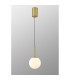 Puebla Pendant 9W Globe LED 3000K 630lm Satin Gold 3yrs Warranty-2
