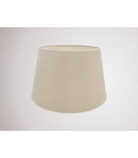Dual Mount Round Empire, 350, 450 x 280mm Dual Faux Silk Fabric Shade, Nude Beige, Moonlight - 2