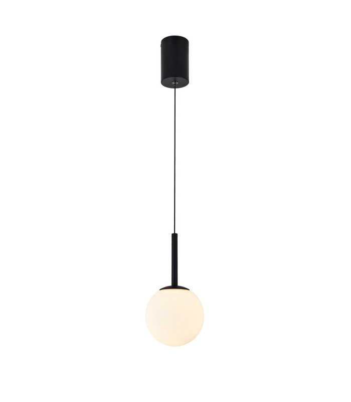 Puebla Pendant 9W Globe LED 3000K 630lm Black 3yrs Warranty-4