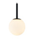 Puebla Pendant 9W Globe LED 3000K 630lm Black 3yrs Warranty-6