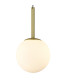 Puebla Pendant 9W Globe LED 3000K 630lm Satin Gold 3yrs Warranty-6