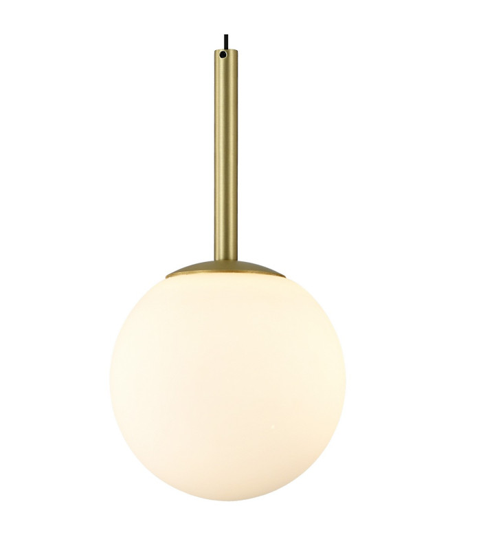 Puebla Pendant 9W Globe LED 3000K 630lm Satin Gold 3yrs Warranty-6
