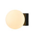Puebla Ceiling/Wall Light 6W Globe LED 3000K 420lm Black 3yrs Warranty-1
