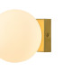 Puebla Ceiling/Wall Light 6W Globe LED 3000K 420lm Satin Gold 3yrs Warranty-4
