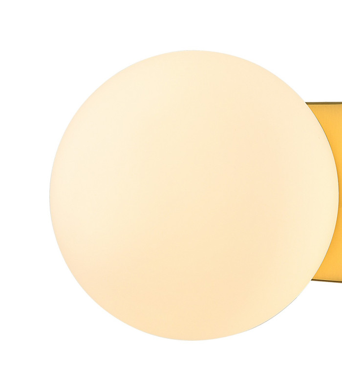 Puebla Ceiling/Wall Light 6W Globe LED 3000K 420lm Satin Gold 3yrs Warranty-5