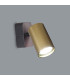 Sal Wall Light GU10 Satin Gold/Matt Black-2