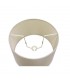 Dual Mount Round Empire, 350, 450 x 280mm Dual Faux Silk Fabric Shade, Nude Beige, Moonlight - 4