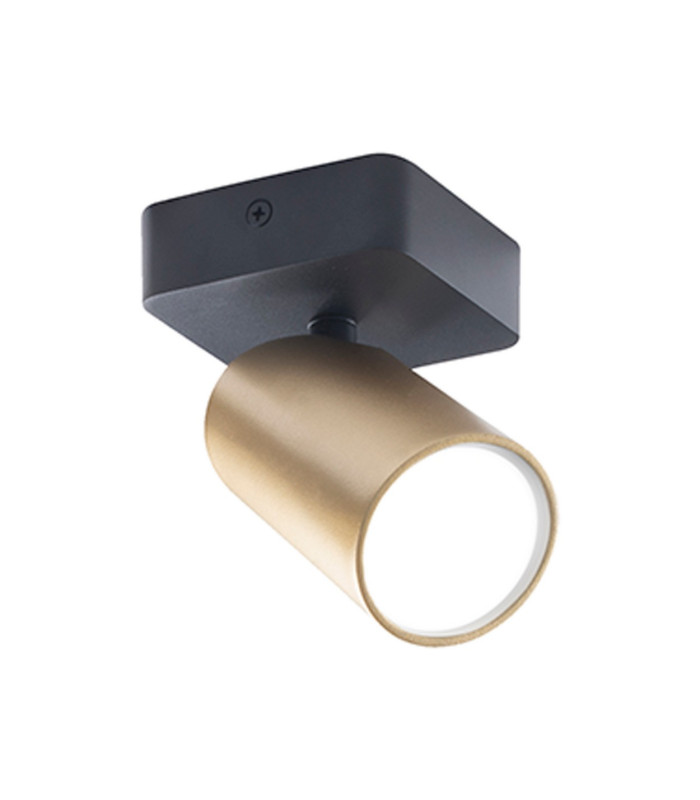 Sal Wall Light GU10 Satin Gold/Matt Black-4