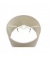 Dual Mount Round Empire, 350, 450 x 280mm Dual Faux Silk Fabric Shade, Nude Beige, Moonlight - 5