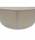Dual Mount Round Empire, 350, 450 x 280mm Dual Faux Silk Fabric Shade, Nude Beige, Moonlight - 8