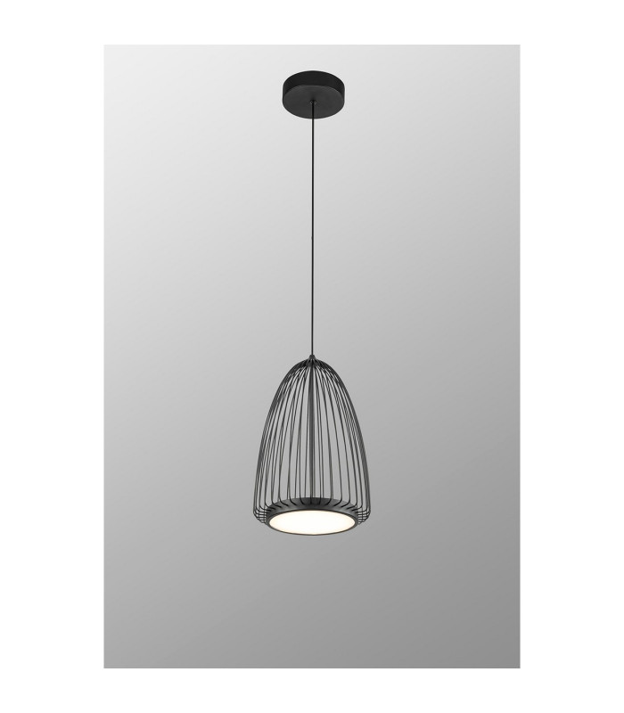 Smart 22cm Pendant 20W LED 3000K 1200lm Sand Black 3yrs Warranty-2
