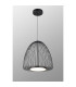 Smart 46cm Pendant 43W LED 3000K 2600lm Sand Black 3yrs Warranty-2