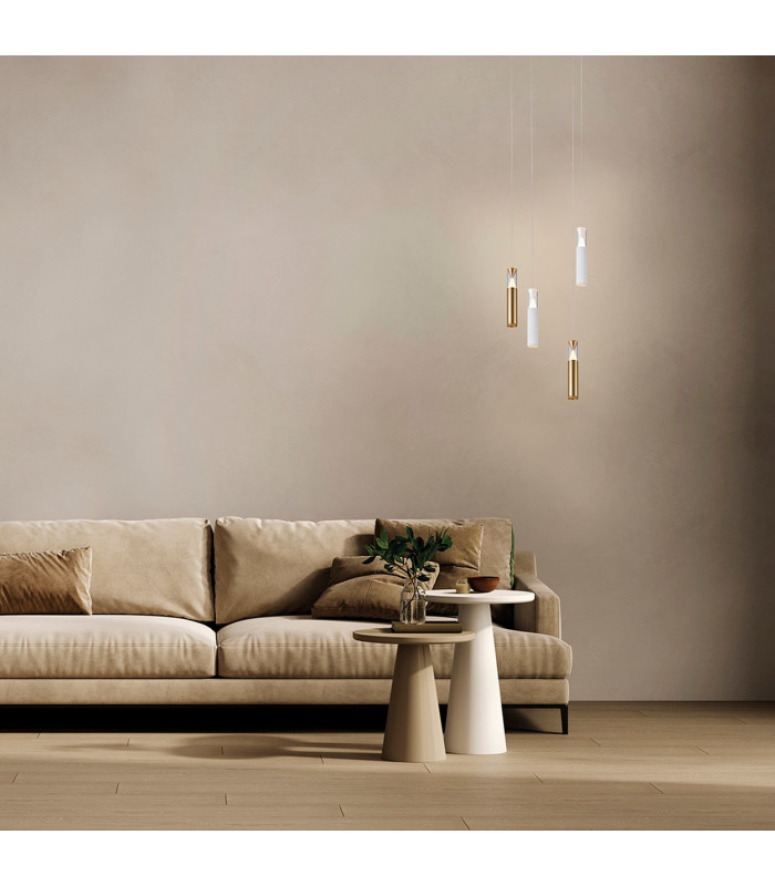 Spark Pendant 7W LED 3000K 530lm Painted Gold 3yrs Warranty-4