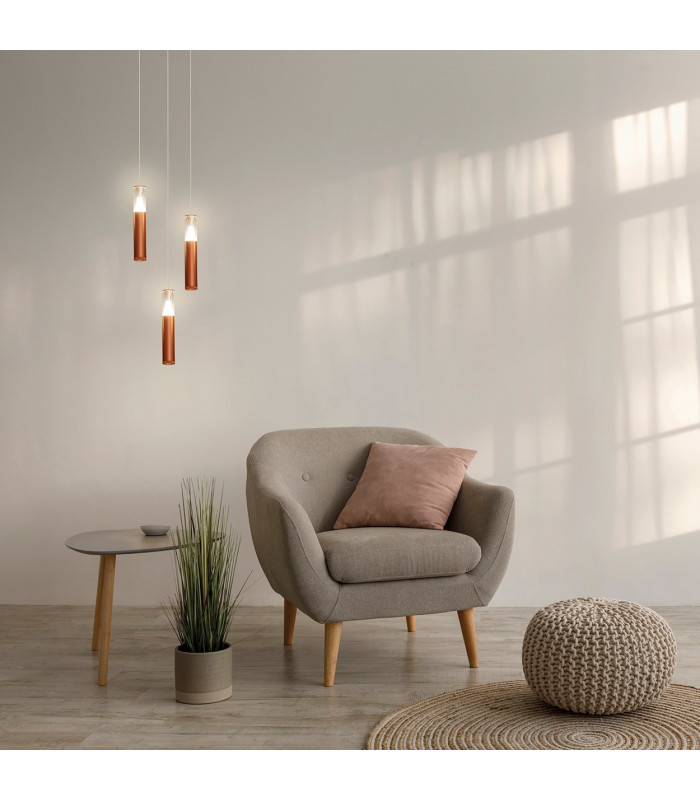 Spark Pendant 7W LED 3000K 530lm Rose Gold 3yrs Warranty-4