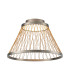 Spider 50cm Ceiling Light 43W LED 3000K 2800lm Matt Brushed Grey/Brown 3yrs Warranty-1