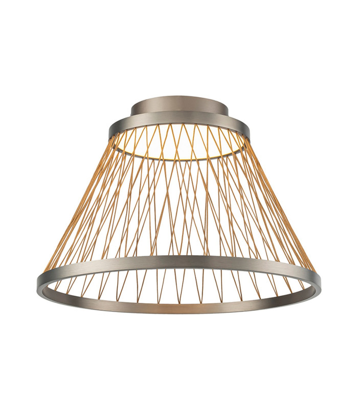 Spider 50cm Ceiling Light 43W LED 3000K 2800lm Matt Brushed Grey/Brown 3yrs Warranty-1