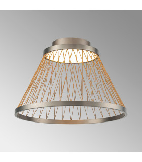 Spider 50cm Ceiling Light 43W LED 3000K 2800lm Matt Brushed Grey/Brown 3yrs Warranty-2