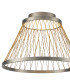 Spider 50cm Ceiling Light 43W LED 3000K 2800lm Matt Brushed Grey/Brown 3yrs Warranty-4