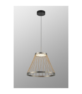 Spider 40cm Pendant 20W LED 3000K 1100lm Matt Brushed Grey/Brown 3yrs Warranty-2