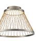 Spider 50cm Ceiling Light 43W LED 3000K 2800lm Matt Brushed Grey/Brown 3yrs Warranty-5