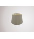 Dual Mount Round Empire, 240, 300 x 170mm Dual Faux Silk Fabric Shade, Taupe, Halo Gold - 2