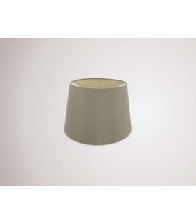 Dual Mount Round Empire, 240, 300 x 170mm Dual Faux Silk Fabric Shade, Taupe, Halo Gold - 2