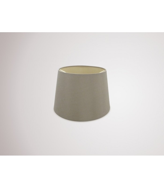 Dual Mount Round Empire, 240, 300 x 170mm Dual Faux Silk Fabric Shade, Taupe, Halo Gold - 2