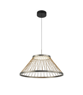 Spider 60cm Pendant 43W LED 3000K 2800lm Matt Brushed Grey/Brown 3yrs Warranty-1