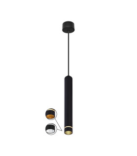 Split 6.5cm Pendant 35mm GU10 (GU11) (Not Included) Black-1