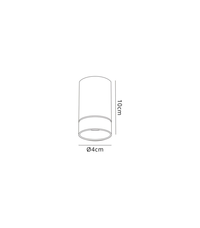 Split 4cm Spotlight 35mm GU10 (GU11) (Not Included) White-3