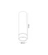 Split 4cm Spotlight 35mm GU10 (GU11) (Not Included) White-3