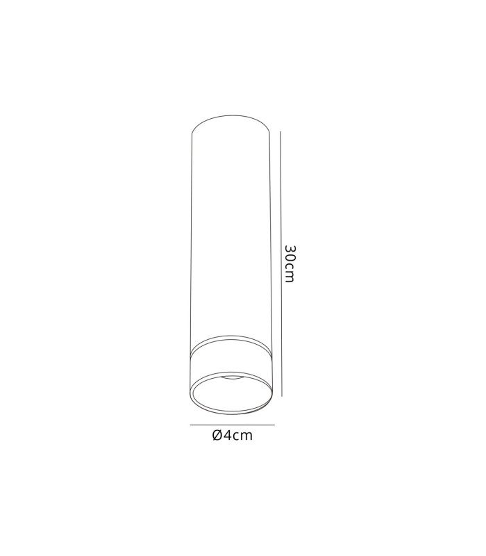 Split 4cm Spotlight 35mm GU10 (GU11) (Not Included) White-3