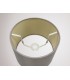Dual Mount Round Empire, 240, 300 x 170mm Dual Faux Silk Fabric Shade, Taupe, Halo Gold - 9
