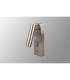 Tarifa III Switched Wall/Reading Light Adjustable With USB-C Socket 3W LED 3000K 210lm Switched Satin Nickel-2